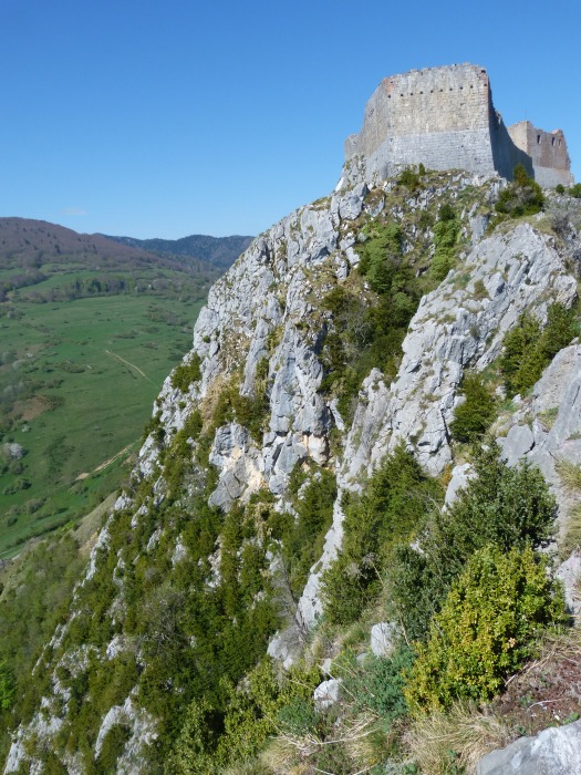 Montsegur from Tower Rock